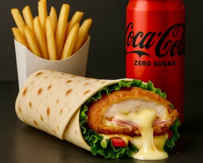 MENU WRAP CORDON BLEU 🌯🥯